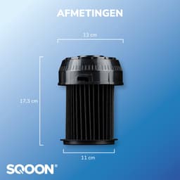 SQOON® Serviceset geschikt voor Bosch Roxx'x stofzuigers - Gelijk aan: 00649841, 00570324 - Cilinderfilter & HEPA-filter voor optimale filtering — thumbnail 2