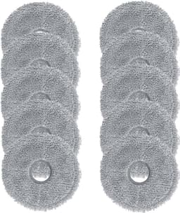 10 stuks microvezel dweilpads voor Dreame L10/L10s/L20/L40/X40/X50, Xiaomi X10+/X20+, Roborock Qrevo S5V Curv, reserve mopdoeken robotstofzuiger accessoires — thumbnail 1