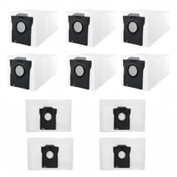 10 Stuks Stofzakken Geschikt voor Dreame D20 Plus & D20 Pro Plus - Vervangt RDB17 - 3L Stofzuigerzakken voor Afzuigstation — thumbnail 1