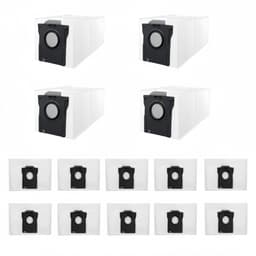 14 Stuks Stofzakken Geschikt voor Dreame D20 Plus & D20 Pro Plus - Vervangt RDB17 - 3L Stofzuigerzakken voor Afzuigstation — thumbnail 1