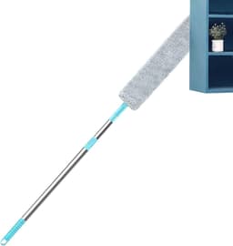Platte Stofwisser - Uitschuifbare Plumeau - Stof Vrij Maken - Geen Stofverspreiding - 126 cm - Grijs — thumbnail 1