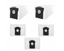 5 Stuks Stofzakken Geschikt voor Dreame D20 Plus & D20 Pro Plus - Vervangt RDB17 - 3L Stofzuigerzakken voor Afzuigstation