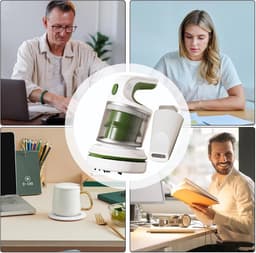 Mini Stofzuiger - Draadloos Reiniger - Bureau Schoonmaken - Stil en Compact - 147 cm Hoog - Groen — thumbnail 5