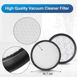 Set van twee HEPA-filters geschikt voor Rowenta Silence Force Cyclonic 4AAAA stofzuigers (modellen RO76xx, RO7681EA, RO7691EA, RO7690EA, RO7649EA, RO7647EA, RO7663EA, RO7676EA), vervangingsfilter ZR903701 H246 accessoire. — thumbnail 2