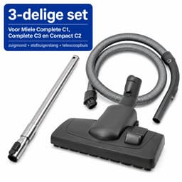 Kleanburg® Geschikt voor Miele Complete C3 Stofzuiger Onderdelen Set – Slang, Telescoopbuis & Combizuigmond — thumbnail 1