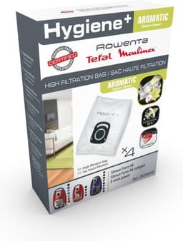 Rowenta Hygiene Plus Aromatic Cotton Flower ZR200920 - Stofzuigerzakken - 4 stuks — thumbnail 3
