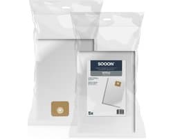 SQOON® Stofzuigerzakken - Geschikt voor Nilfisk Multi 20 / 30 - 5 Stuks