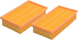 Geschikt voor FLEX. 2 stuks Vlakfilter voor VC35L, VCE35L, VCE45L, Stofklasse L. COVAKO Merk — thumbnail 1
