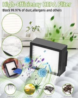 Onderhoudsset XL - Geschikt voor iRobot Roomba - i7 i7+ (niet j7+) i1 i1+ i3 i3+ i4 i4+ i5 i5+ i6 i6+ i8 i8+ e5 e6 e7 - Geschikt voor iRobot Roomba Onderdelen : 6 Roller, 10 hoogwaardige filters en 10 zijborstels. — thumbnail 2