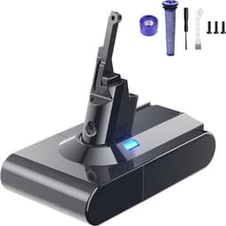 Batterij Set Geschikt voor Dyson V8 Inclusief HEPA-Filter - Absolute Dyson V8 - Accu Voor Dyson V8 Absolute, Fluffy & Animal - 6000mAh — thumbnail 1