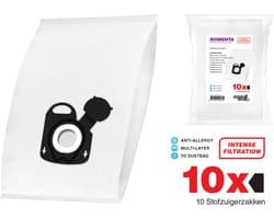 10x Rowenta Silence Force / X-Trem 3D Stofzuigerzakken - Vervanging voor Silence Force 4A Compact - X-Trem Power - ZR200520 - ZR200540 - ZR200720 - ZR200920 stofzakken