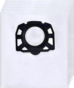 10x Stofzuigerzakken geschikt voor Karcher WD2 Plus, WD3 (Battery), KWD1, KWD2, KWD3, WD3.200 - WD3.800 M - stofzuigzak stofzakken — thumbnail 1