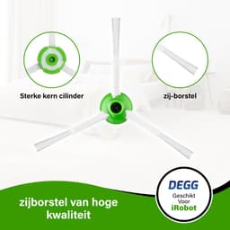 DEGG® - Onderhoudsset XL - Geschikt voor iRobot Roomba - i7 i7+ i1 i1+ i3 i3+ i4 i4+ i5 i5+ i6 i6+ i8 i8+ e5 e6 e7 - Geschikt voor iRobot Roomba Onderdelen - 4x Roller, 10x Hepa filter, 10x Spinner (zijborstel) - DUBBEL JAARPAKKET — thumbnail 2