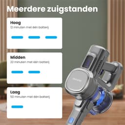 Auronic Stofzuigeraccu - Geschikt voor AU3201 t/m AU3206 en AU3294 t/m AU3299 - Extra batterij — thumbnail 5