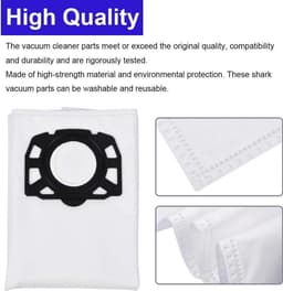 Stofzuigerzakken - Geschikt voor Kärcher - 8 Stuks - Voor Karcher Vlakfilter - Premium stofzuigerzakken - Voor Karcher WD4 WD5 WD6 MV4 MV5 MV6 Vervanging Stofzakken stofzuigerzak — thumbnail 5