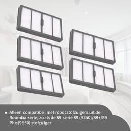 Replacements® HEPA Filters geschikt voor Irobot Roomba S9 - 5 stuks — thumbnail 4