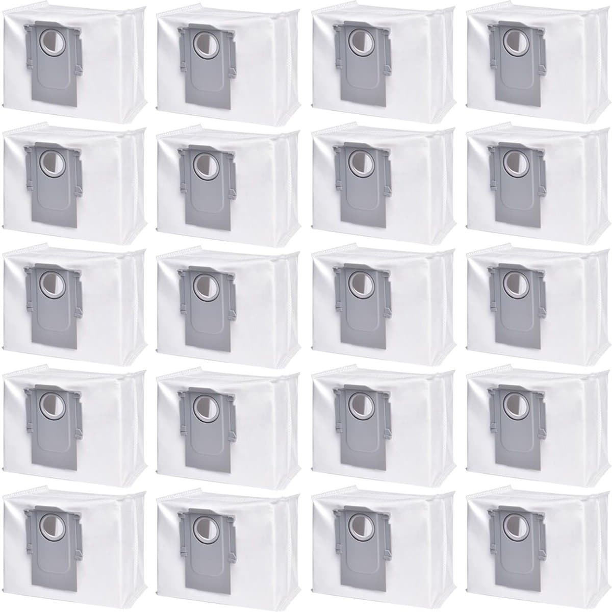 Stofzakken geschikt voor de Roborock S8 Pro Ultra, S8+, S7 MaxV Ultra en Q-serie (20 Stuks) - 2-Jaarvoorraad - Value Pack! — afbeelding 1