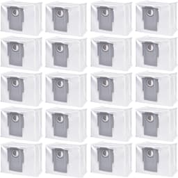 Stofzakken geschikt voor de Roborock S8 Pro Ultra, S8+, S7 MaxV Ultra en Q-serie (20 Stuks) - 2-Jaarvoorraad - Value Pack! — thumbnail 1