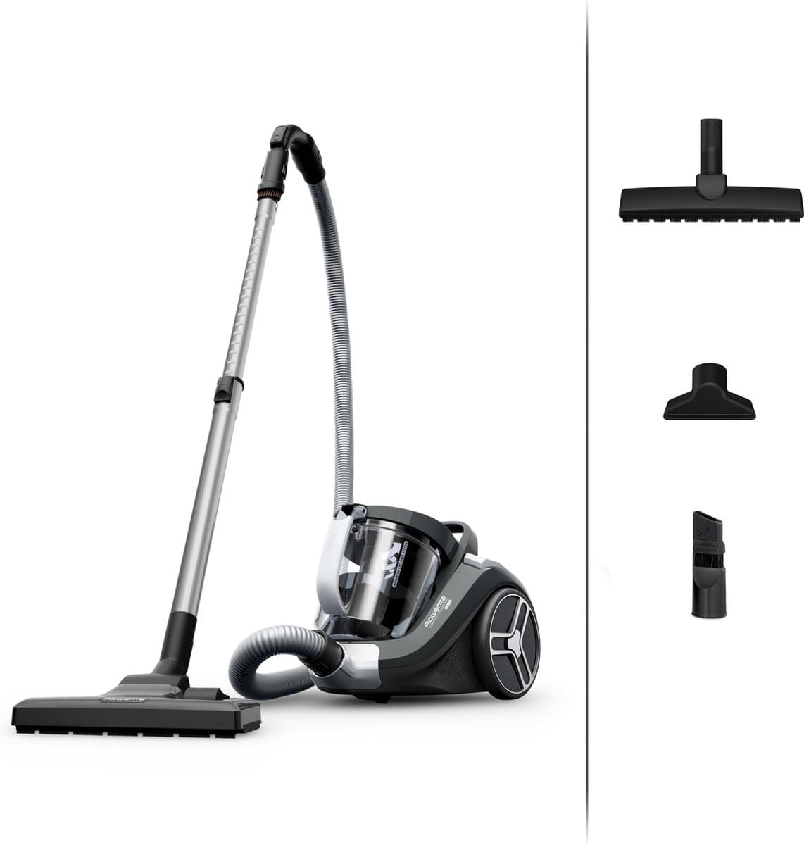 Rowenta Compact Power XXL RO4B36 - Stofzuiger - Zonder Zak - Compact - Krachtige, Energiezuinige Motor - Inclusief Parketborstel - Zwart/Grijs — afbeelding 1