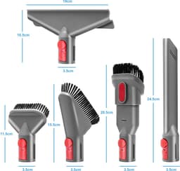 YONO Opzetstuk Accessoires Set XL geschikt voor Dyson V16/V15/V11/V10/V8 - Mondstuk - Zuigmond - Borstel - Onderdelen Steelstofzuiger - Accessoires — thumbnail 4