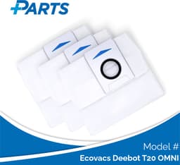 Ecovacs Deebot T20 OMNI Stofzakken (3 Stuks, Plus.Parts® alternatief voor D-DB03-0003) — thumbnail 1