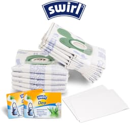 SWIRL - Stofzuigerzak R39- 10 stofzakken + 2 filters + 2 deo - geschikt voor stofzuigers van Rowenta en Moulinex — thumbnail 4