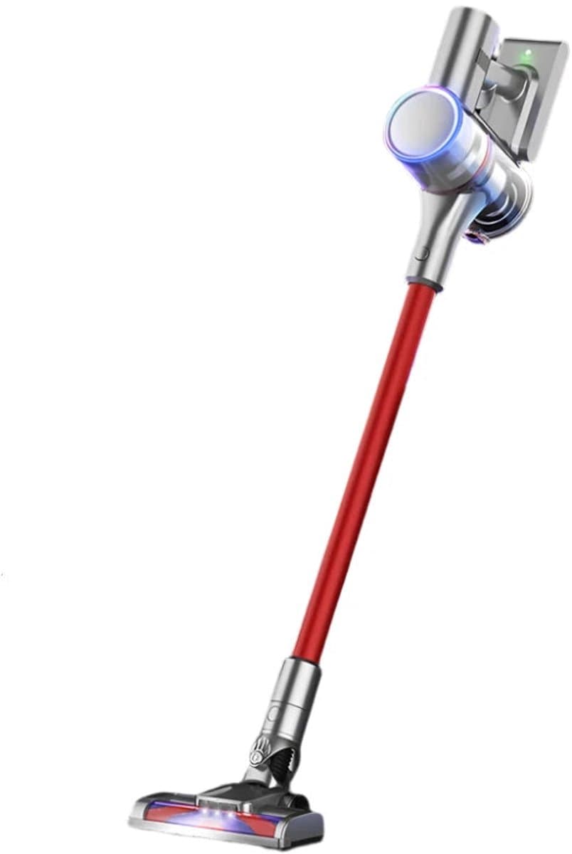 Handstofzuiger met Steel - Automatische stofsensor - Draadloze Steelstofzuiger - Afneembare Kruimelzuiger - Draadloze stofzuiger - Rood — afbeelding 1
