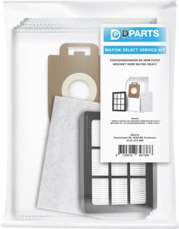 20x Dparts stofzuigerzakken en 1 HEPA filter geschikt voor Select / Power / Elite series - met motorfilter - stofzuiger type Classic Special Superior Eco Performance Comfort Allergy P10 P20 P40 - starter kit - 128389187 - 1471250500 — thumbnail 3