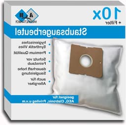 Stofzuigerzakken - Stofzakken Universeel - Stofzuigen Huis - Hypoallergeen Materiaal - 10 Stuks - Wit — thumbnail 3