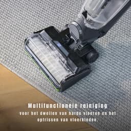 TIM® Steelstofzuiger met snoer - Steelstofzuiger - Stofzuiger - Zwart/Groen - ‎25cm x 27cm x 112cm — thumbnail 3