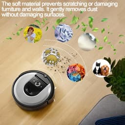 Zijborstels Stofzuigerrobot - Reserveonderdelen robotstofzuiger - Stofzuigen Hoeken Reinigen - Anti-verwarringsontwerp - 8 stuks - Niet gespecificeerd — thumbnail 2