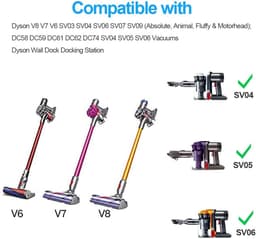Oplader Geschikt voor Dyson V6 V7 V8-stofzuiger - 26.1V-lader - Vervangende oplader - Kabel 1,8 m - netadapter voor stofzuiger Stofzuigeradapter - Universeel - voor SV03/SV04/SV05/SV06/SV07/SV09/SV10/SV11/ERP/DC58/DC59/DC60/DC61/DC62/DC72/DC74... — thumbnail 3