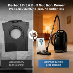 13 stuks - 10 vervangende stofzuigerzakken + 3 sets filterkatoen - compatibel met Miele TU Guard L1 / Guard S1 / CO Guard M1 - stofzuigeraccessoires (stofzakken) — thumbnail 5