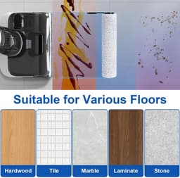 aladdien - Roller Brush - Filter - Duurzaam en effectief - 5 stuks - Vervangingsset voor stofzuiger - Geschikt voor Tineco Floor Stretch S6 — thumbnail 4