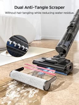 Sensova - S7 Pro Slimme Vloerreiniger - Zuig-mopmachine voor Huiselijke Reiniging - 80°C Zelfreinigend Warm Water - 50 Minuten Batterijduur — thumbnail 5