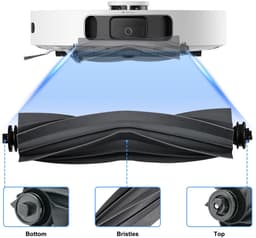Dailygoods - Dailygoody - Roller Borstel Vervanging - Robotstofzuiger Accessoires - Eenvoudig te installeren - Geschikt voor Dreame Bot - Universeel gebruik - 19,5 — thumbnail 3
