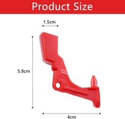 Dailygoods - Cosensi - Dailygoody - Trigger Switch - Vervangingsschakelaar - Duurzaam ontwerp - Rood - Geschikt voor Dyson V11 V10 - Krachtige vervangingsknop - Hoge kwalite — thumbnail 3