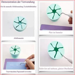 Afvalverzamelaar - Plotter accessoires - Vinyl verwijderen - Zachte siliconen - 2 stuks - Lichtgroen — thumbnail 2