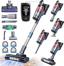 Grenintol - Steelstofzuiger - Steelstofzuiger Draadloos - Snoerloze stofzuiger -85000Pa/500W - LED - Max 60 Min Werktijd - 1,6 L Stofbak - HEPA Filter - 4 Snelheden-Geschikt Voor Tapijt, Harde Vloeren en Dierenhaar — thumbnail 1