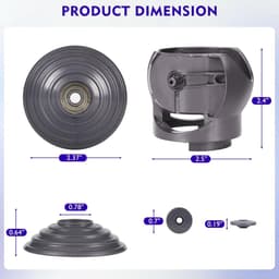 Wiel V-Ball wielset vervanging voor Dyson V10 V11 V15 stofzuiger 100 W High Torque Cleaner Head Ball Wheels Onderdelen — thumbnail 2