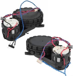 Robot Stofzuiger Wielen - Onderdelen Set - Verbeterde Mobiliteit - Specifieke Compatibiliteit - Links en Rechts - Zwart — thumbnail 3