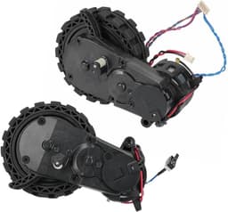 Robot Stofzuiger Wielen - Onderdelen Set - Verbeterde Mobiliteit - Specifieke Compatibiliteit - Links en Rechts - Zwart — thumbnail 4