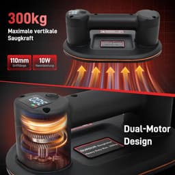 Elektrische Zuignap 300 kg met Batterij en Nabezuigfunctie voor Tegels en Glas — thumbnail 5