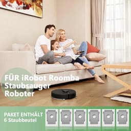 6 stofzuigerzakken Geschikt voor de iRobot Roomba i7, i7+ en i7 Plus reinigingsbasis — thumbnail 1