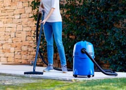 RONN® Karcher - Karcher Stofzuiger - Bouwstofzuiger - Festool Stofzuiger - Bouwstofzuiger Zonder Zak - Blauw - 36cm x 33cm x 34cm — thumbnail 3