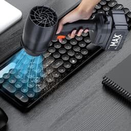 Draadloze Luchtblazer - Stofblazer Draagbaar - Efficiënt Reinigen - Ergonomisch Handvat - 770 g - Enkel kenmerk — thumbnail 5