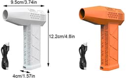 Mini Turbo Ventilator - Krachtige Bladblazer - Stof Verwijderen - 130000 RPM Snelheid - 15 x 12 x 3 cm — thumbnail 4