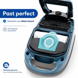 Vervangende stofzuigerzak – compatibel met Miele HyClean Pure TU & CO / Guard S1, L1, M1 – niet origineel (8 zakken + 2 filters) — thumbnail 3