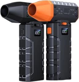 Luchtblazer Krachtige Turbo - Stofverwijderaar - Werkplek Reinigen - Borstelloze Motor - 143x39mm - Zwart — thumbnail 2