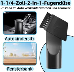 7-delige stofzuigermondset, universele zuigmondenset, stofzuigeraccessoires, multifunctioneel mondstuk en borstelset, universele borstel voor auto, tapijt-accessoires, geschikt voor Kärcher, Miele — thumbnail 5